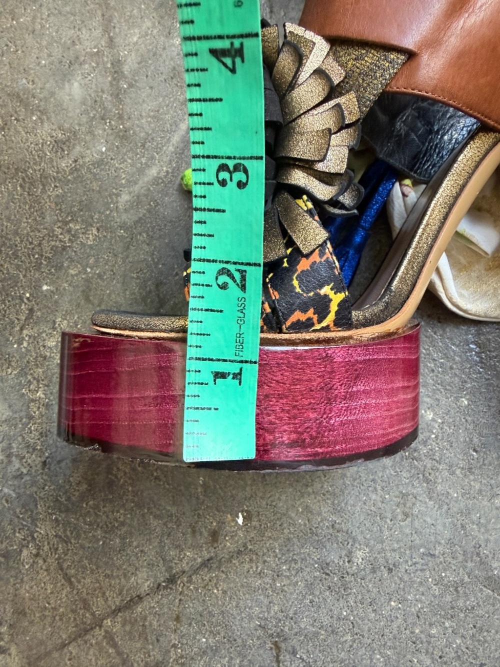 NEW 1000$ ANdreas Kronthaler Extensive Heels w/ Flower - Picture 2 of 8